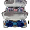 Colorful children's swimming goggles, anti-fog, waterproof and eye-protecting swimming glasses are suitable for babies aged 3 to 12 Item Picture